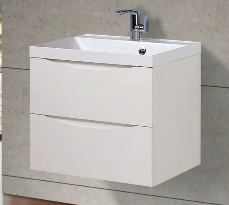    BelBagno Marino MARINO-700-2C-SO-BL-P  70 x 45 x h55   Bianco Lucido