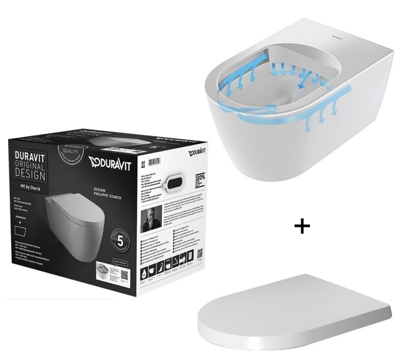  () DURAVIT ME By Starck Rimless 45290900A1   +   